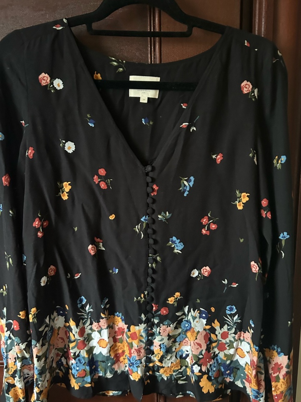 Sézane Heloise Floral Blouse Size 38 - Picture 5 of 8